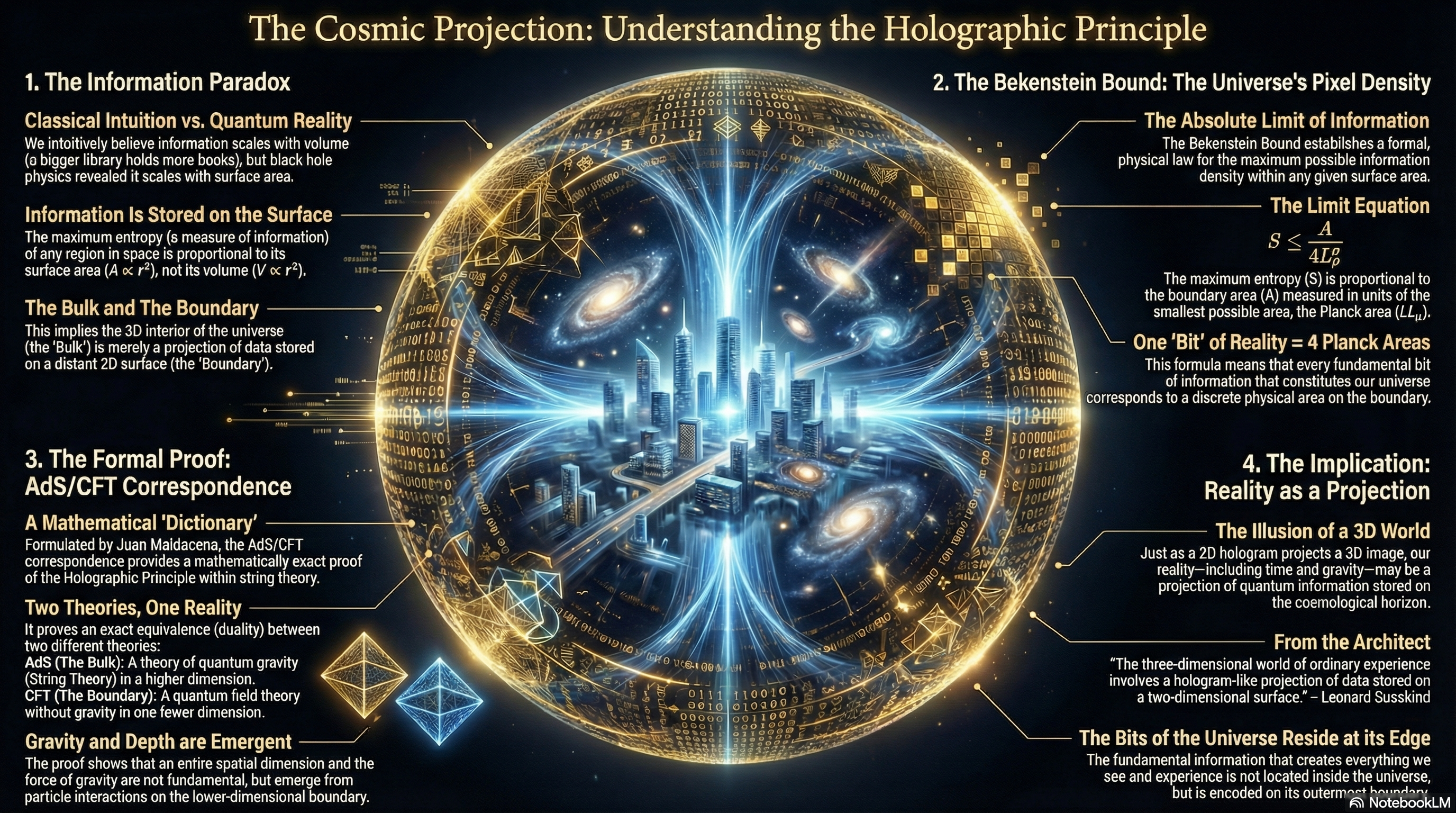 Holographic Principle Visual